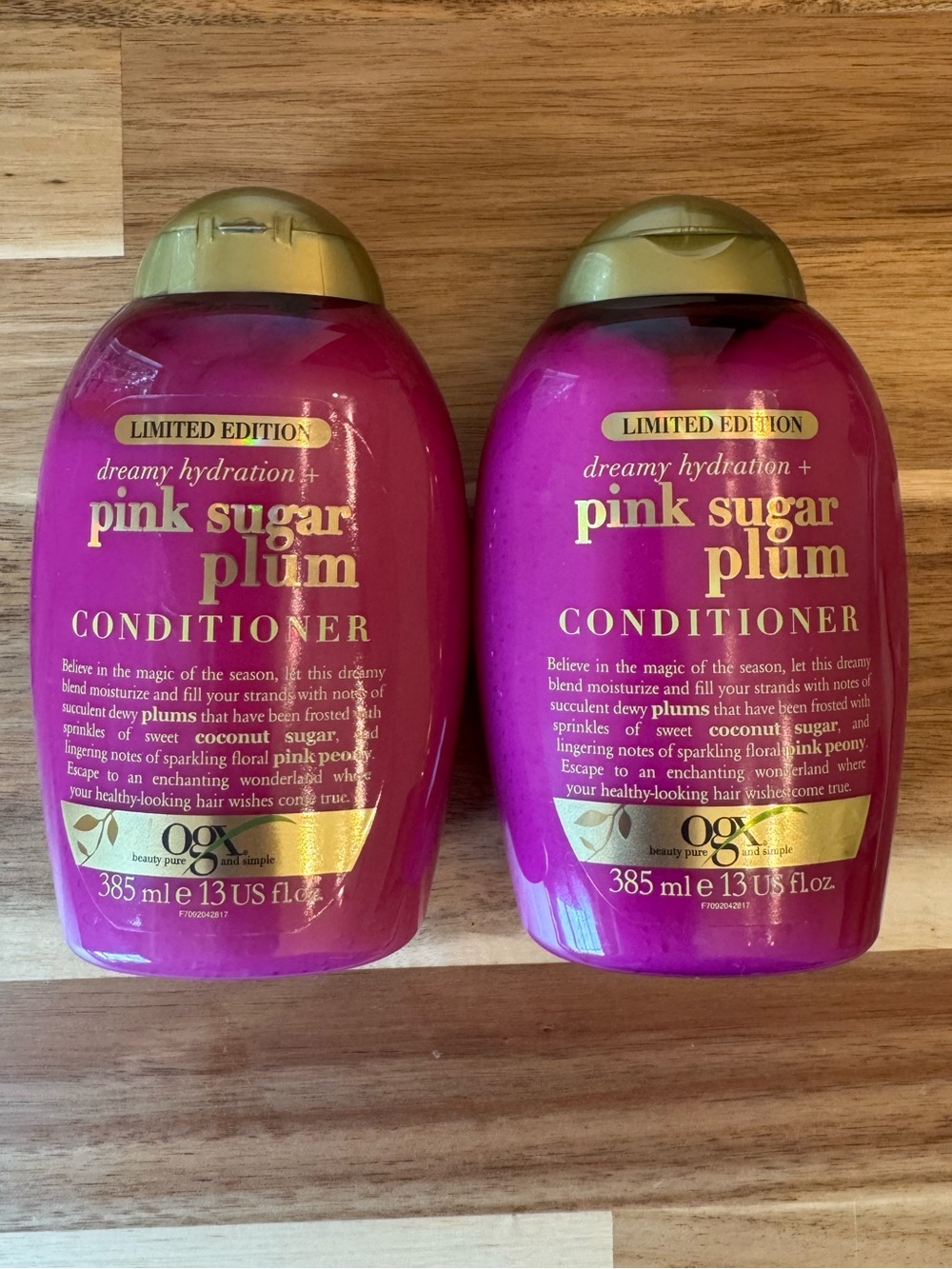 2 OGX Pink Sugar Plum Conditioner – Limited Edition